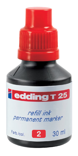 Edding - Viltstiftinkt edding t25 rood