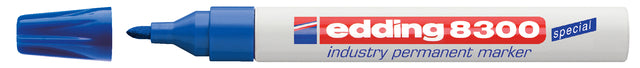 Edding - Felt -Tip Edding 8300 Industrie autour de Blue 1.5-3 mm