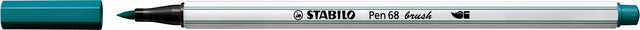 Stabilo - Brushstift pen 68/51 turquoiseblauw | 10 stuks