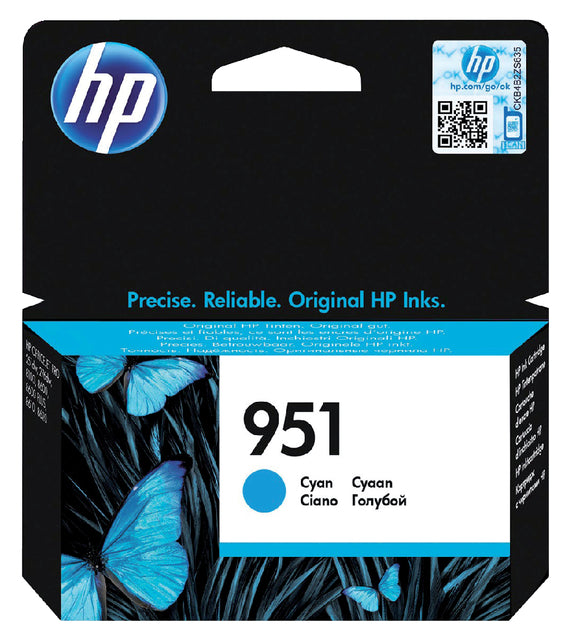 HP - Inktcartridge hp cn050ae 951 blauw