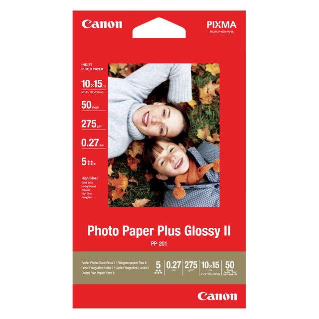 Canon - Inkjet -Papier pp -201 10x15cm 260gr Shine 50vel