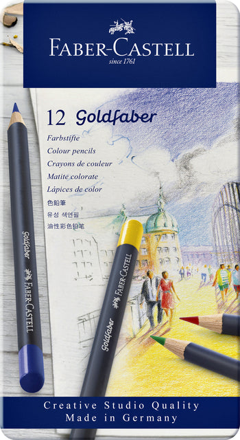 Faber Castell - Kleurpotlood faber-castell gf 12st assorti