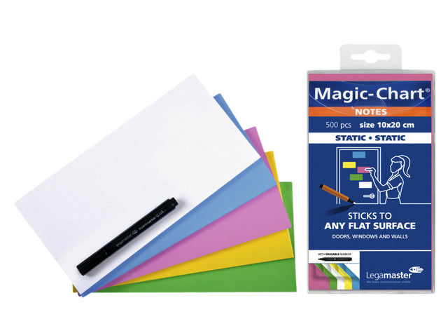 Legamaster - Magic -Chart Notes 10x20cm Assorti