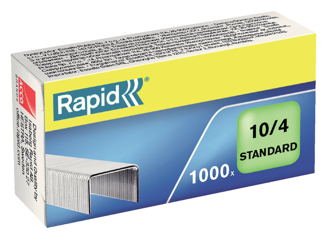 Rapid - Staples Nr. 10 galvanisierte Standard 1000 Stücke | 20 Stücke