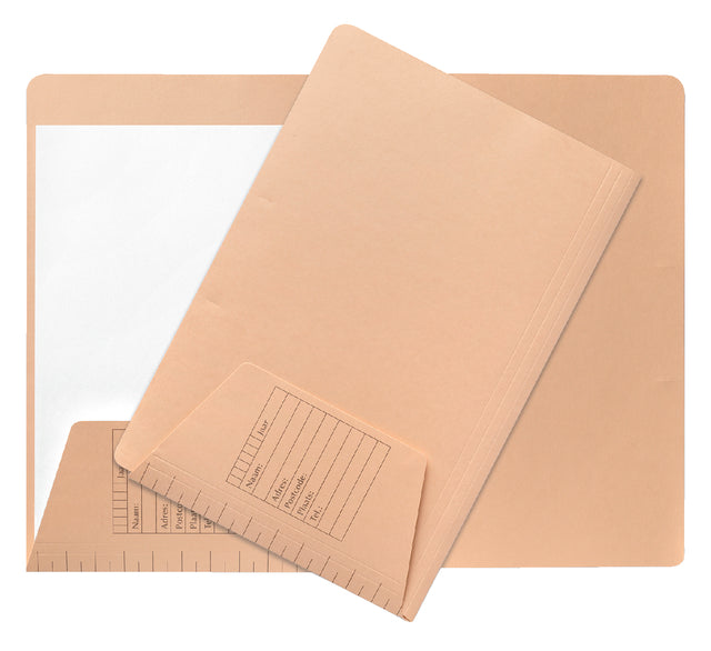 Jalema - Binnenmap jalema folio 225gr met flap chamois | 100 stuks