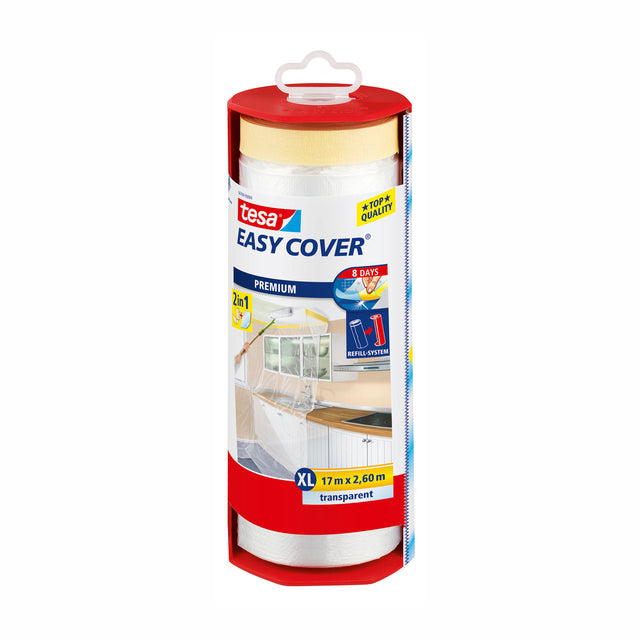 Tesa - Afdekfolie 56769 easy cover dispenser 2.6x17m