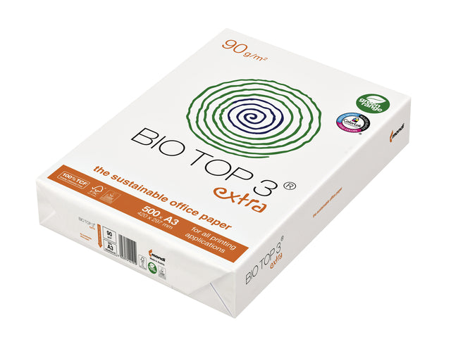 Biotop - Copier Paper Biotop 3 A3 90gr Naturel 500vel | 5 pièces