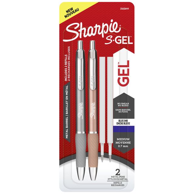 Sharpie - Gelschrijver ie metal 0.7mm blauw en 2 vull