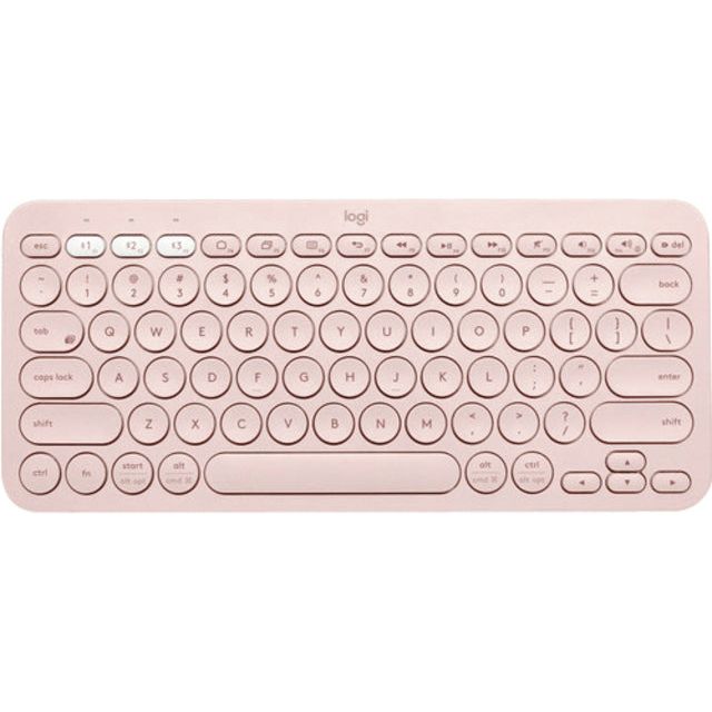 Tastatur Logitech K380 Bluetooth QWERTY Rose