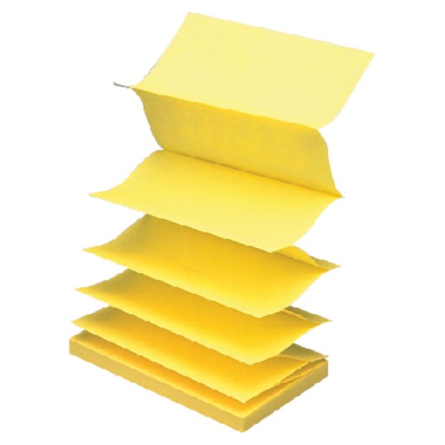 Post-it-memoklok 3m post-it z-note r350 jaune | 1 pièce | 12 pièces