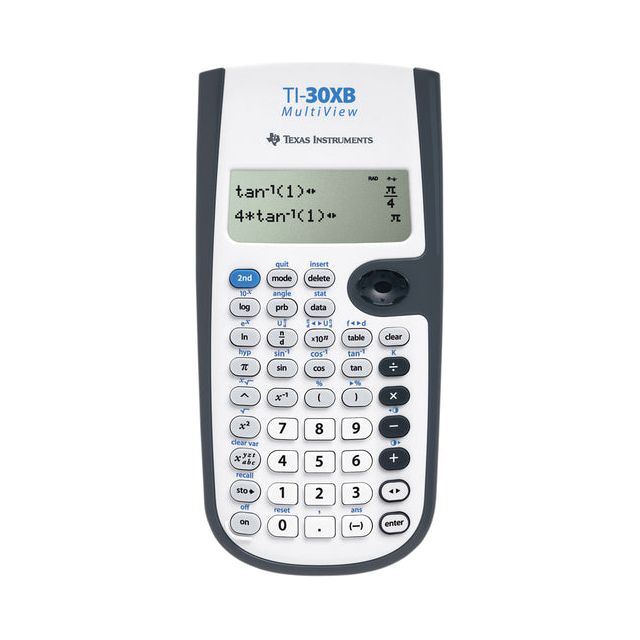 Texas Instruments - Texas wetenschappelijke rekenmachine TI-30XB Multiview, werkt op batterijen