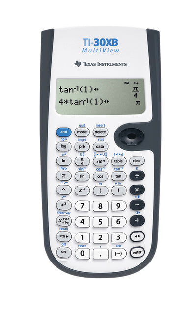 Texas Instruments - Texas Scientific Calculator Ti -30xB Multiview, travaille sur des batteries