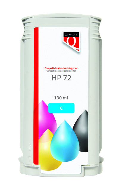 Quantor - Inkcartridge Alternative für 72 C9371A Blau