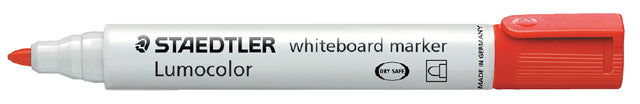 STAEDTLER - Viltstift 351 whiteboard rond 2mm rood | 10 stuks