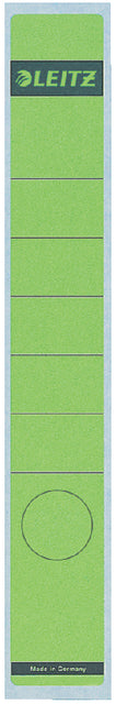 Leitz - Rugetiket  1648 39x285mm groen