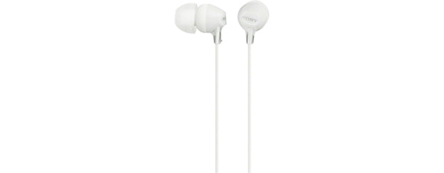 Sony - Oordopjes ex15ap microfoon wit | 6 stuks