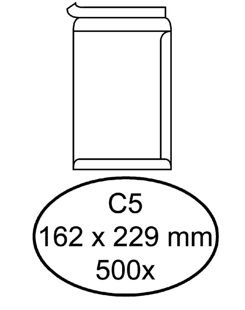 Quantore - Envelop akte c5 162x229 zk 100gr wt