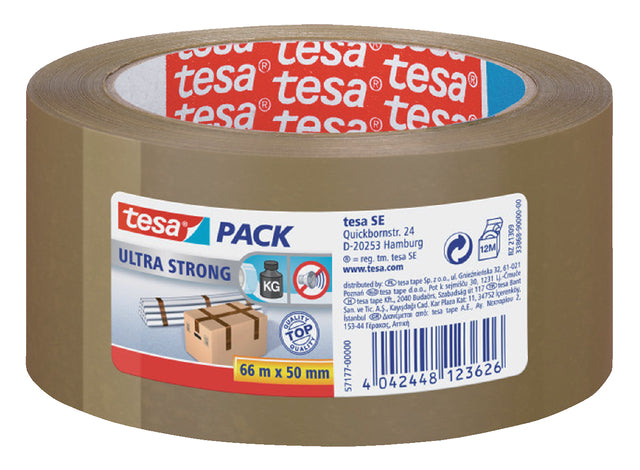 Tesa - Verpakkingse pack ultra 66mx50mm br