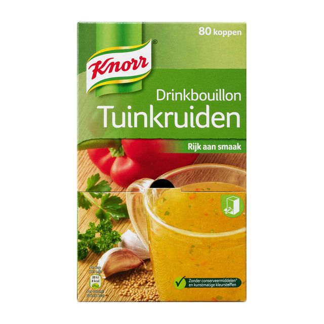 Knorr - Drinkbouillon knorr tuinkruiden | 6 stuks