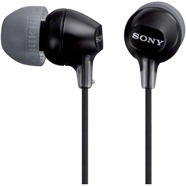 Sony - Oorthone Ex15LP Basic Black | 6 pièces