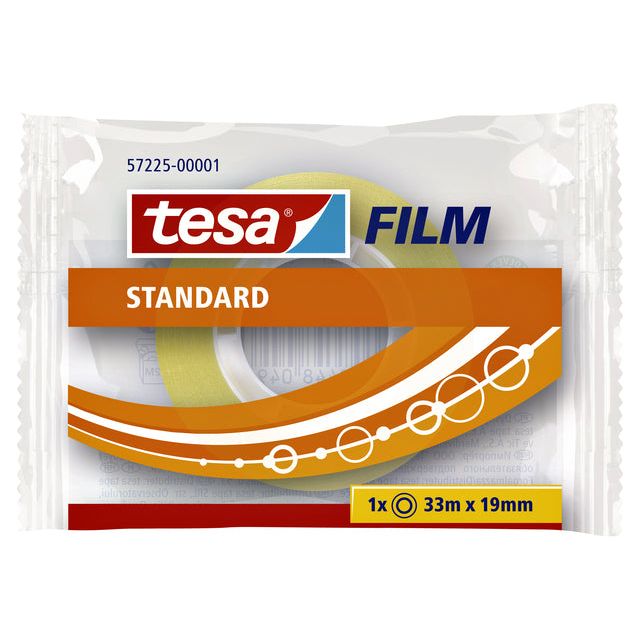 TESA - Film de bande d'emballage standard 19mmx33m