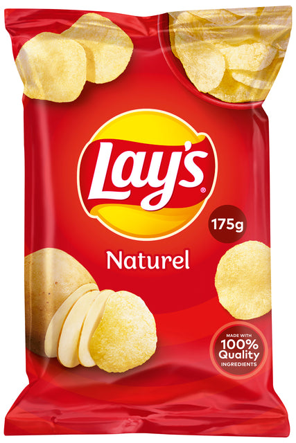 Lay's - Chips Naturel, zak van 175 g