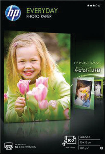 HP - Fotopapier hp cr757a 10cmx15cm 200gr glans