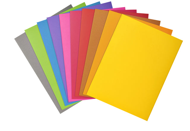 EXACOMPTA - ROCK'S 80 Fichier Fichier, FT 22 x 31 cm, pack de 100, couleurs assorties