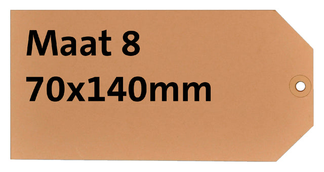 HF2 - Label hf2 nr8 70x140mm karton 200gr chamois