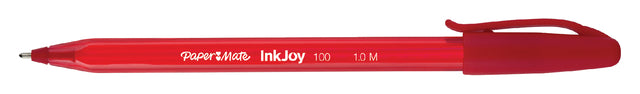 Paper Mate - balpen InkJoy 100 met dop, rood