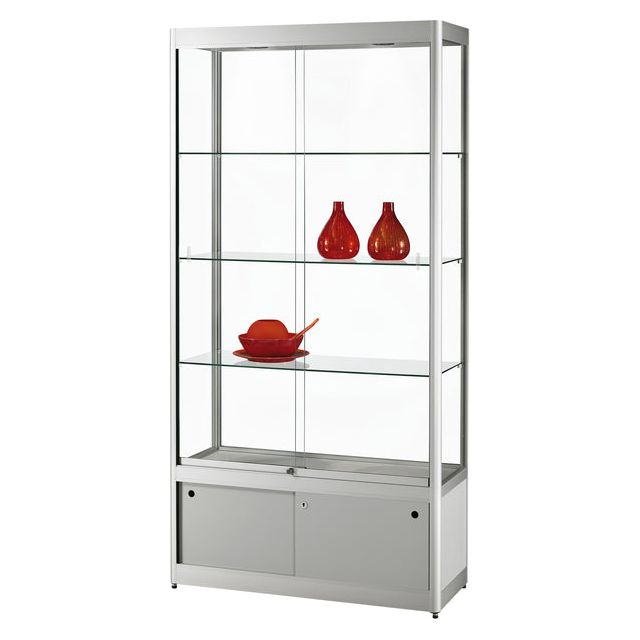 Sdb - Vitrine gpc-o-1000 led zilv 1000x400x2000mm