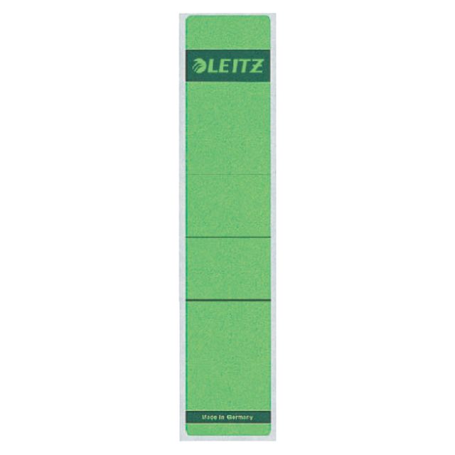 Leitz - Rugetiket  1643 39x192mm groen | 10 stuks