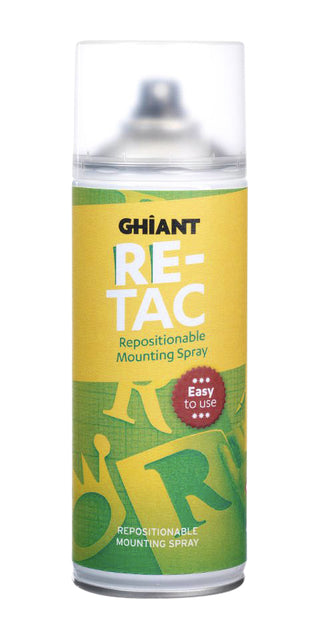 Ghiant - Lijmspray ghiant high-tac re-positioneerbaar 400ml