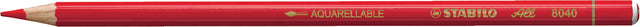 Stabilo - Crayon All 8040 Rouge | 12 pièces