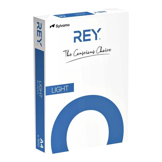 Rey - Copier Paper Light A4 75Gr White 500vel | 5 pièces