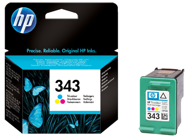 HP - Inktcartridge hp c8766ee 343 kleur