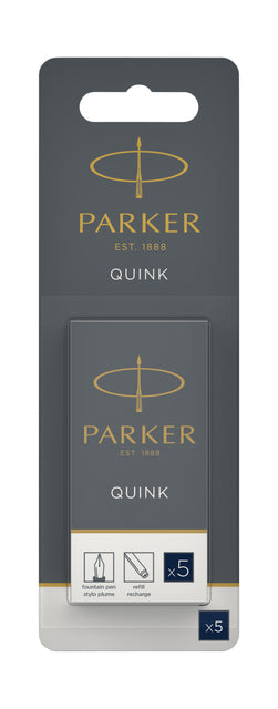 Parker - Inktpatroon parker quink blauwzwart