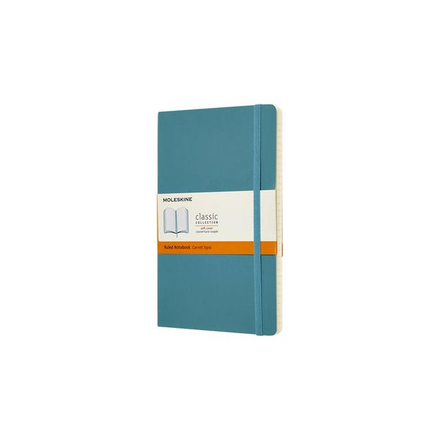 Moleskine - Notizbuch L 130x210mm Line Reef Blau