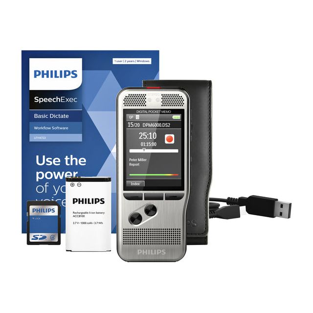 Philips - DICTATION DES POCKETMEMO DPM6000