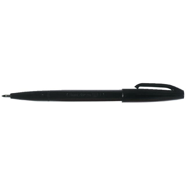 Pentel - Fineliner Signpen S520 Black 0,8 mm | 12 pièces