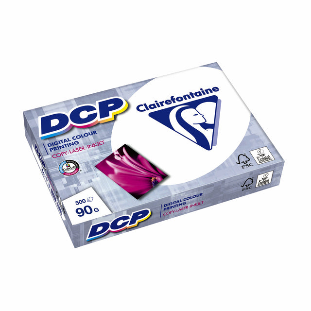 Clairefontaine - Laserpapier DCP A4 90gr White 500vel | 5 Stücke