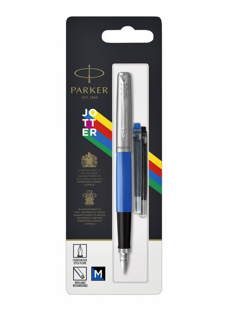 Parker - Jotter Originals Fountain Pen, blau, auf Blister