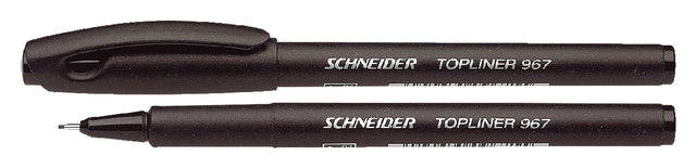 Schneider - Fineliner 967 Black 0,4mm | 10 Stücke