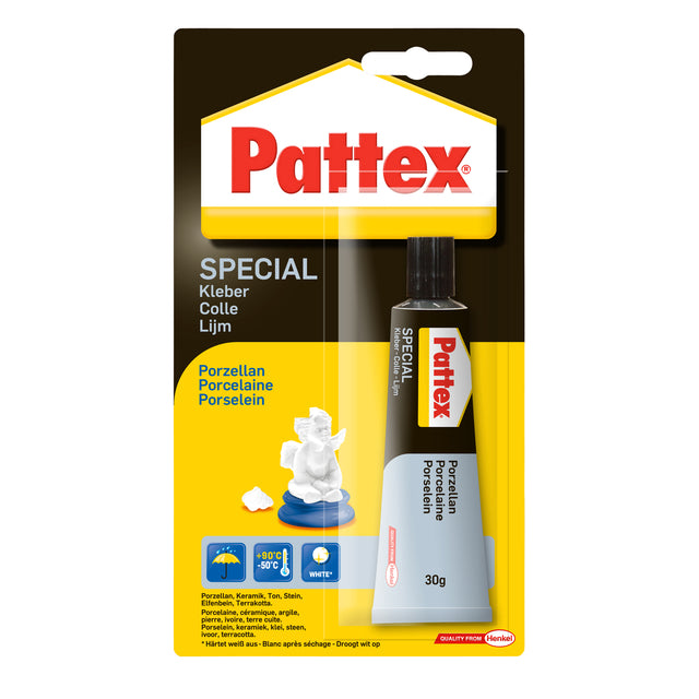 Glue en porcelaine spéciale pattex