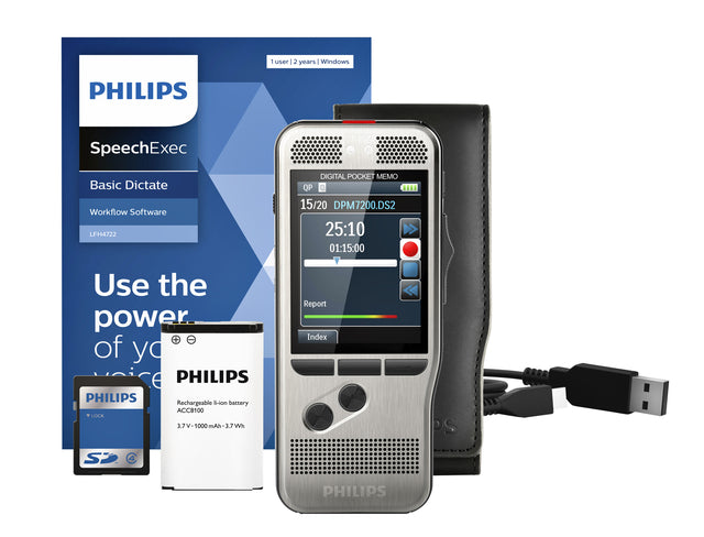 Philips - Diktiergerät PocketMemo DPM7200