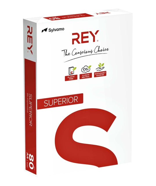 Rey - Superior Document printpapier ft A4, 80 g, pak van 500 vel