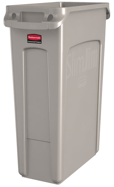 Rubbermaid - Abfallbehälter Slim Jim Gray 87Liter