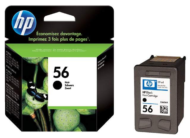 HP - Inktcartridge hp c6656ae 56 zwart