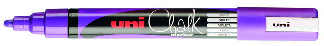 Uni -ball - Chalkstift Chalk Round Purple | 6 Stücke