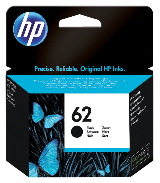 HP - Inkcartridge C2P04AE 62 Schwarz